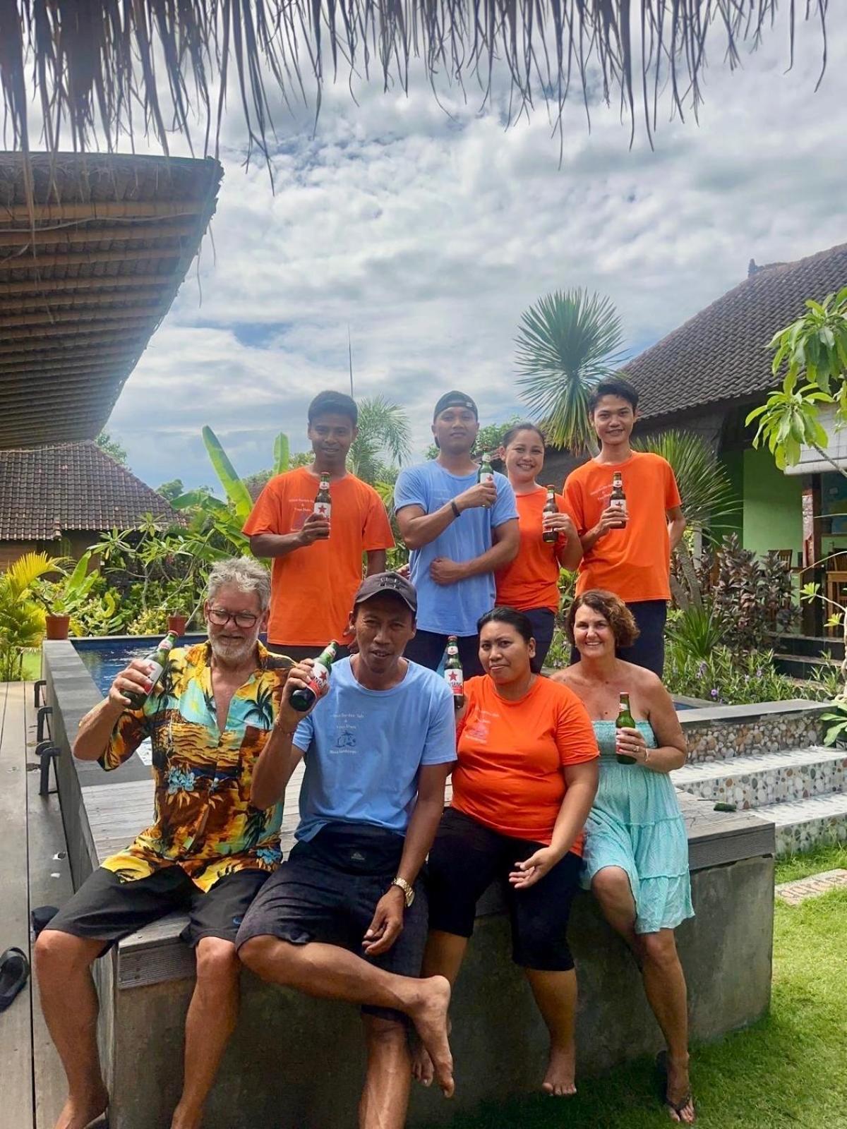Island Garden Huts Lembongan Panzió Kültér fotó